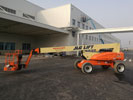 E600J曲臂式高空作業(yè)平臺(tái)車(chē)交付長(zhǎng)安福特汽車(chē)有限公司熱成型工廠